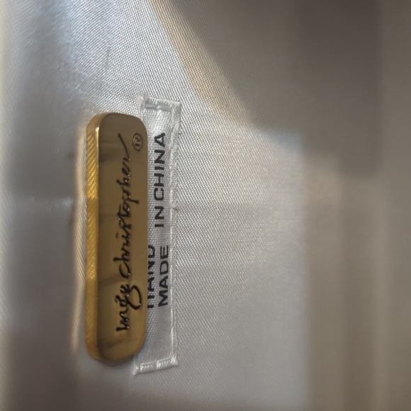 Vintage INGE Christopher Pearl Beaded Embellished Crossbody Evening Bag - Picture 10 of 13